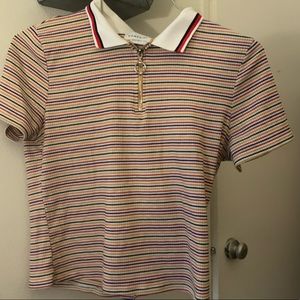 Multi-colored collared shirt💛
